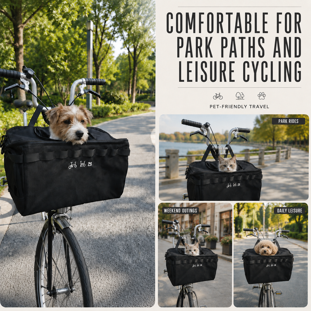 Nordspur | Cyclopet Vorderer Lenker-Haustiertransporttasche
