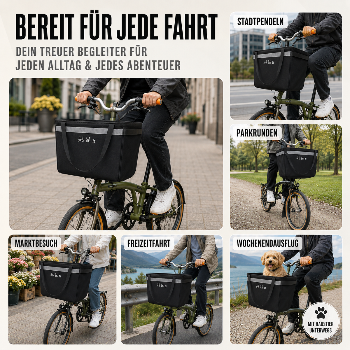 Nordspur | Cyclopet Vorderer Lenker-Haustiertransporttasche