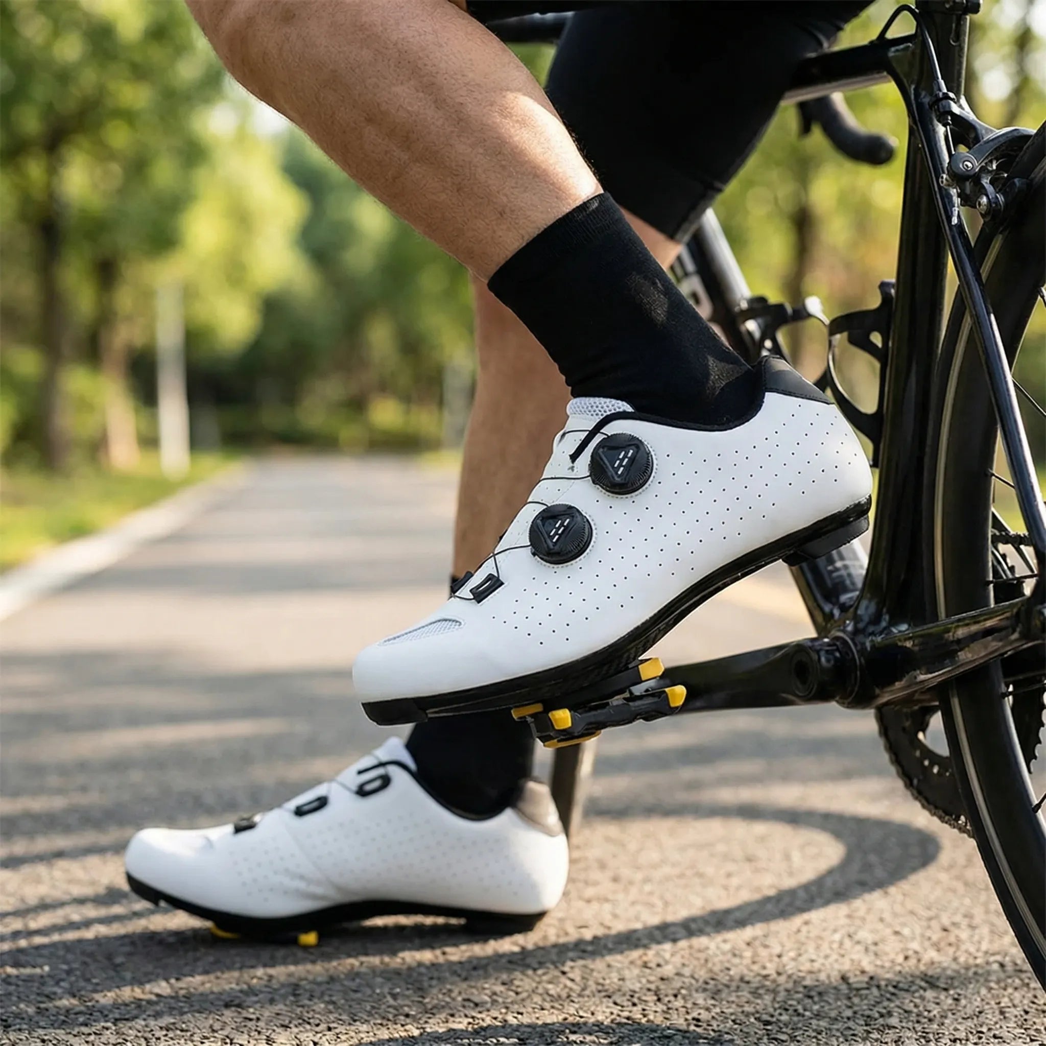 Klickschuh Rennrad Mountainbike Drehverschluss SPD-kompatibel