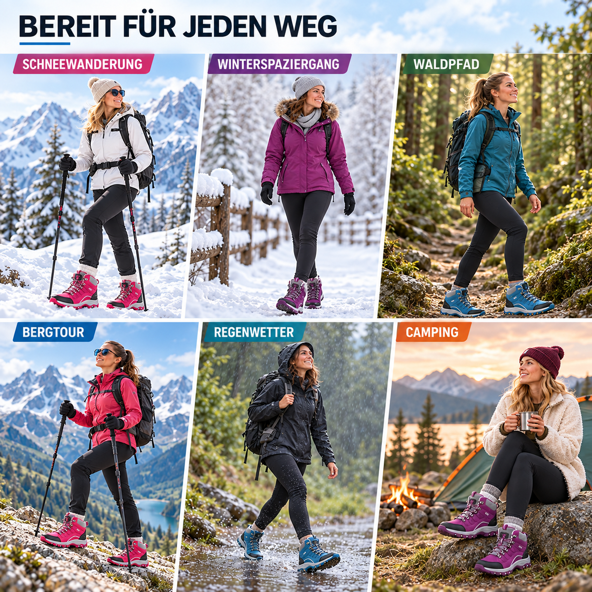 Nordspur | Damen-Wanderstiefel
