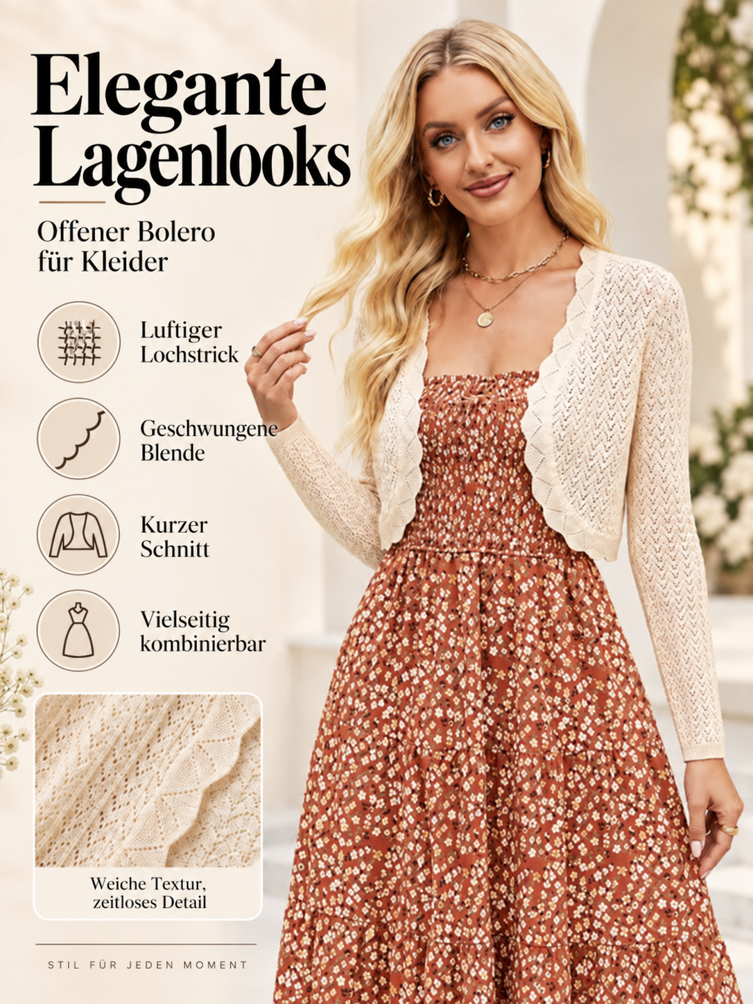 Nordspur | Damen Cropped Cardigan