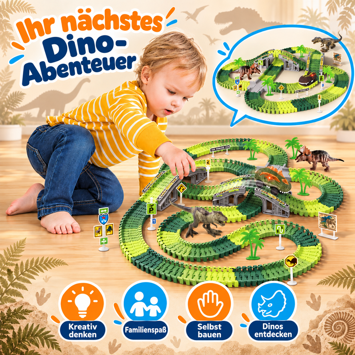 Nordspur | Dino World Rennbahn
