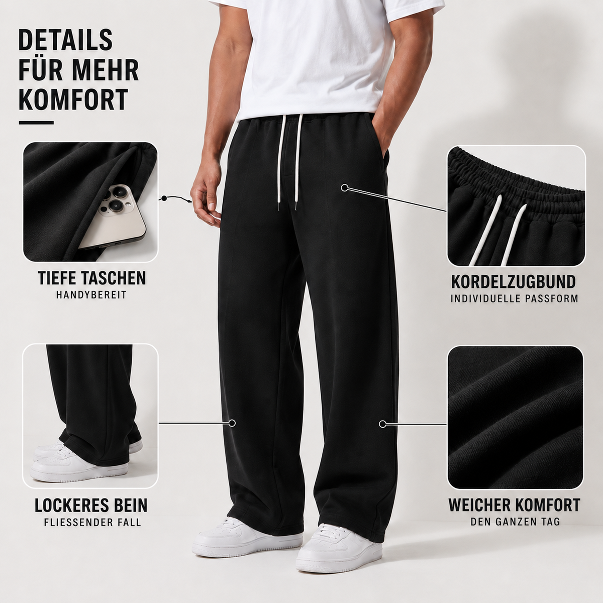 Nordspur | Drifterso Lockere Vollständige Jogginghose