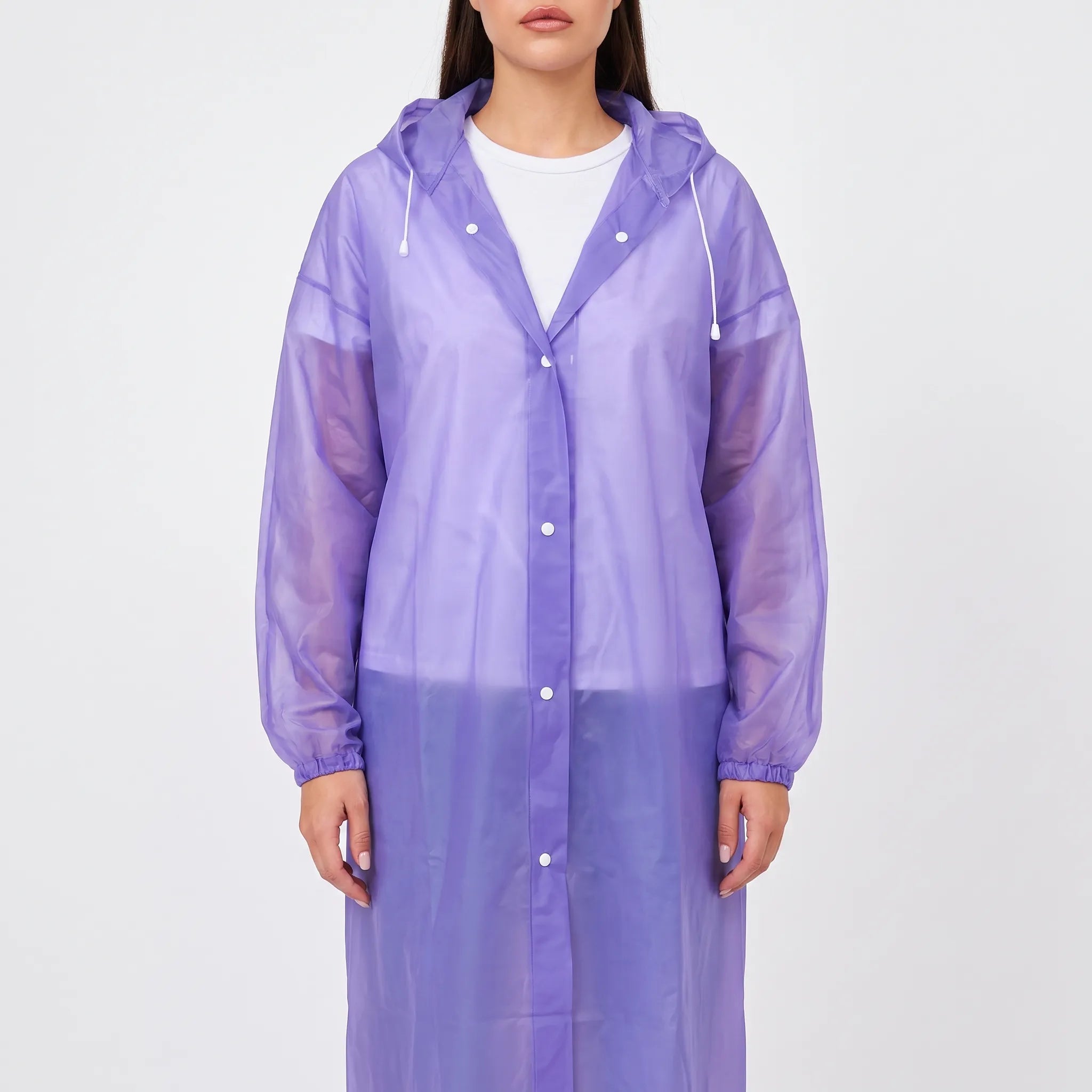 Nordspur | DripGuard Langer Transparenter Regenmantel