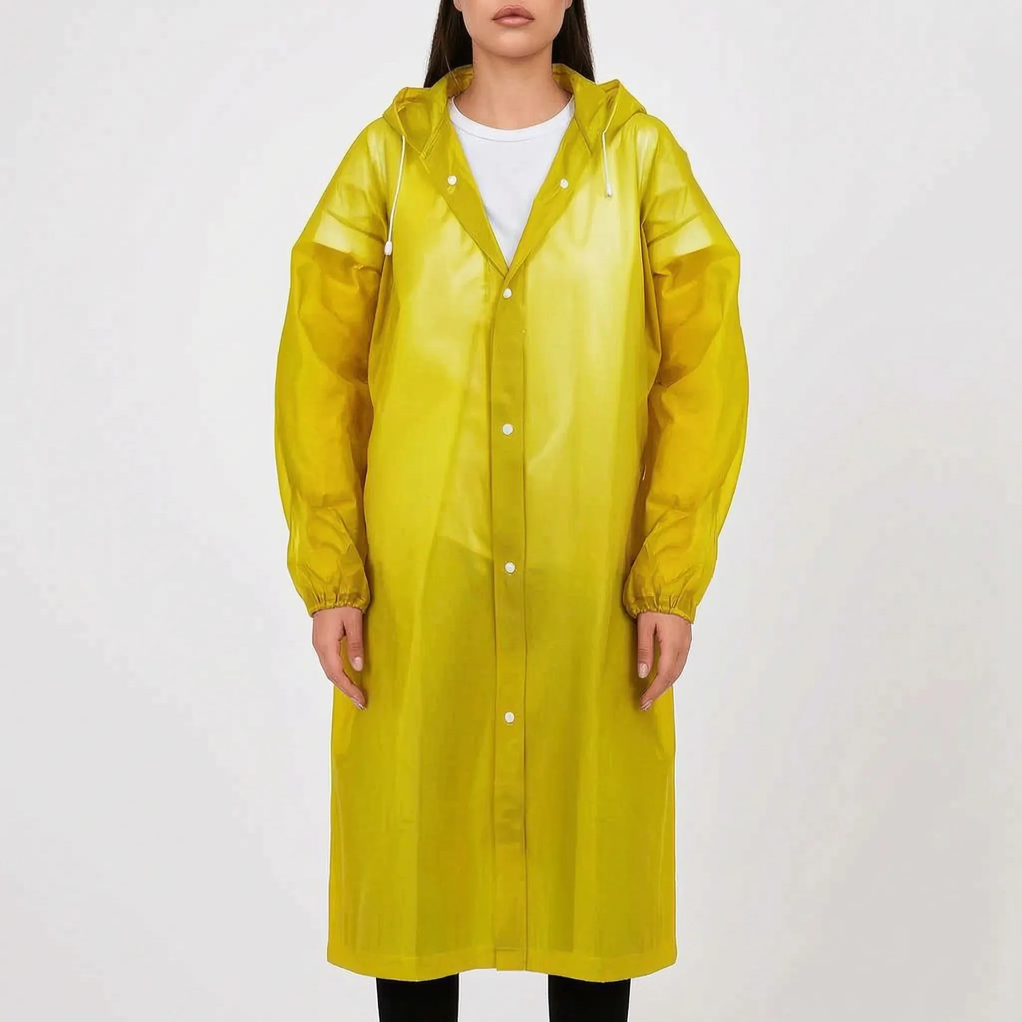 Nordspur | DripGuard Langer Transparenter Regenmantel