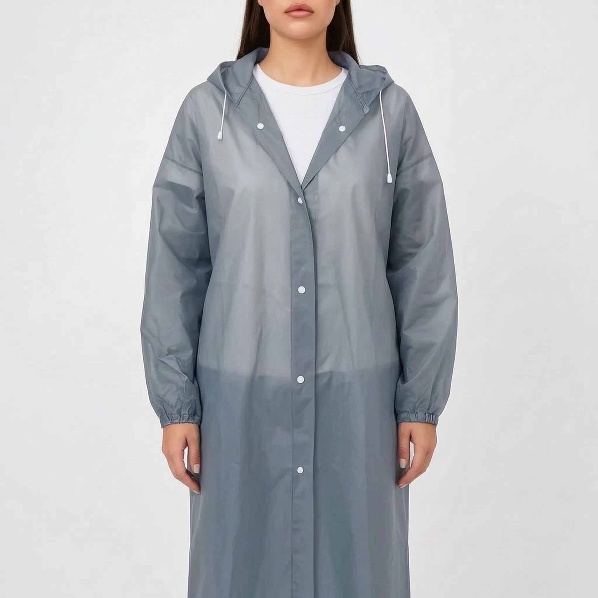 Nordspur | DripGuard Langer Transparenter Regenmantel