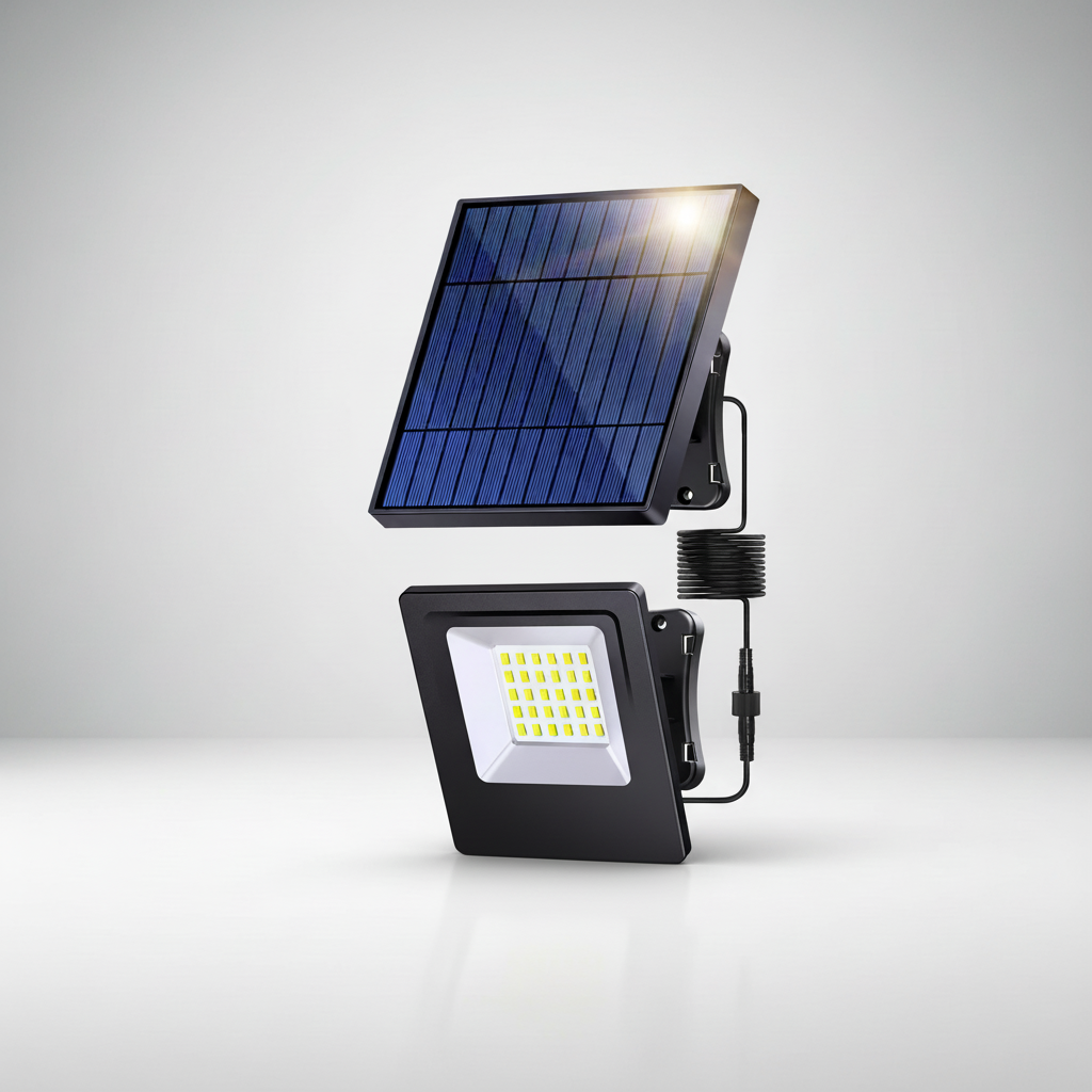Nordspur | Dual Solar LED Floodlight Set