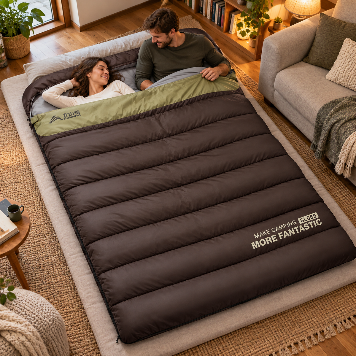 Nordspur | Duosleep Doppel-Schlafsack im Deckenstil