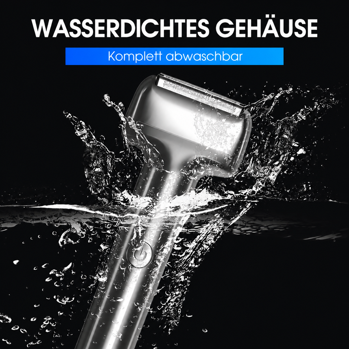 Nordspur | Wiederaufladbarer Folien-Elektrorasierer für Herren – Sanft, Tragbar, Leise