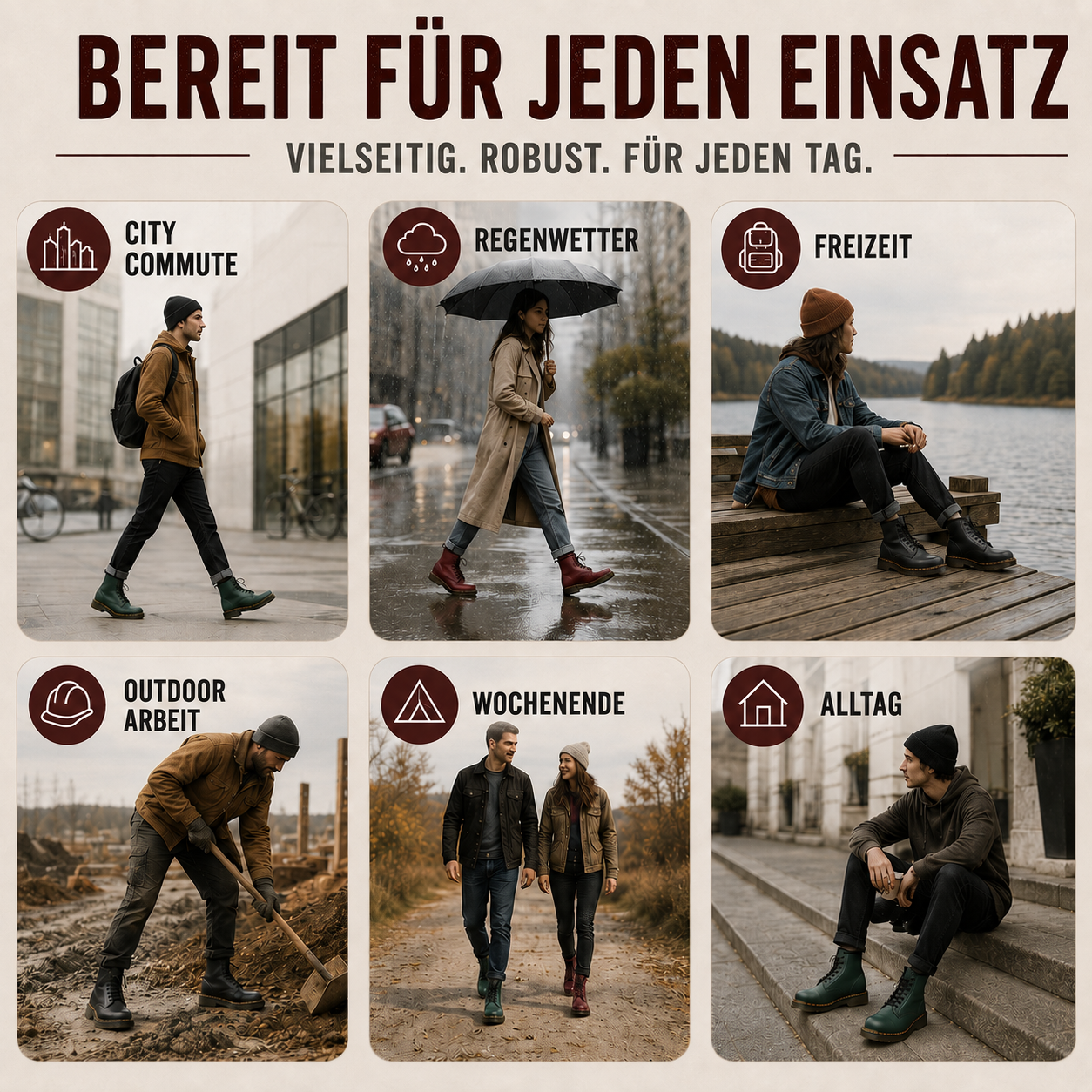 Nordspur | Eisenbeschlagene Kampfstiefel