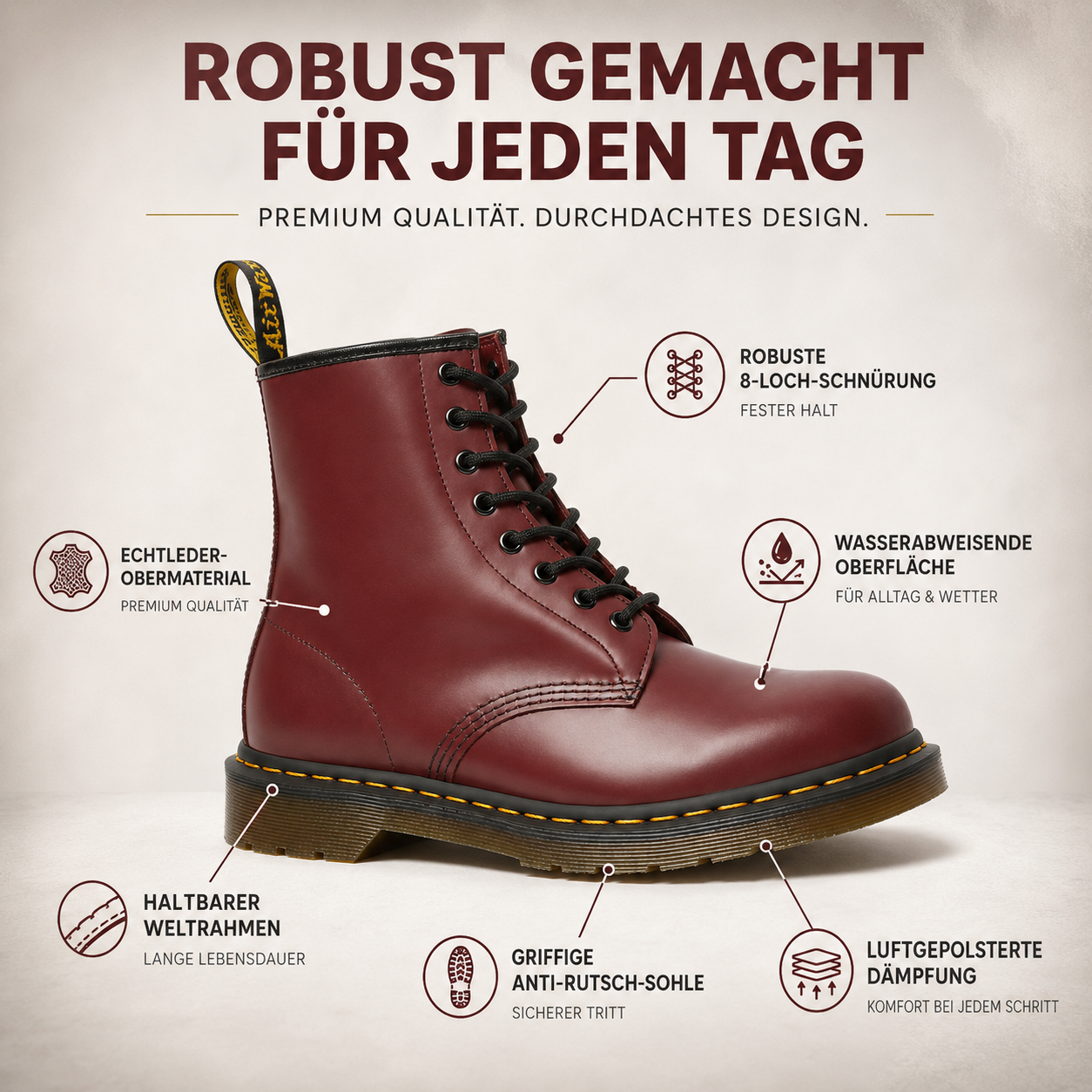 Nordspur | Eisenbeschlagene Kampfstiefel