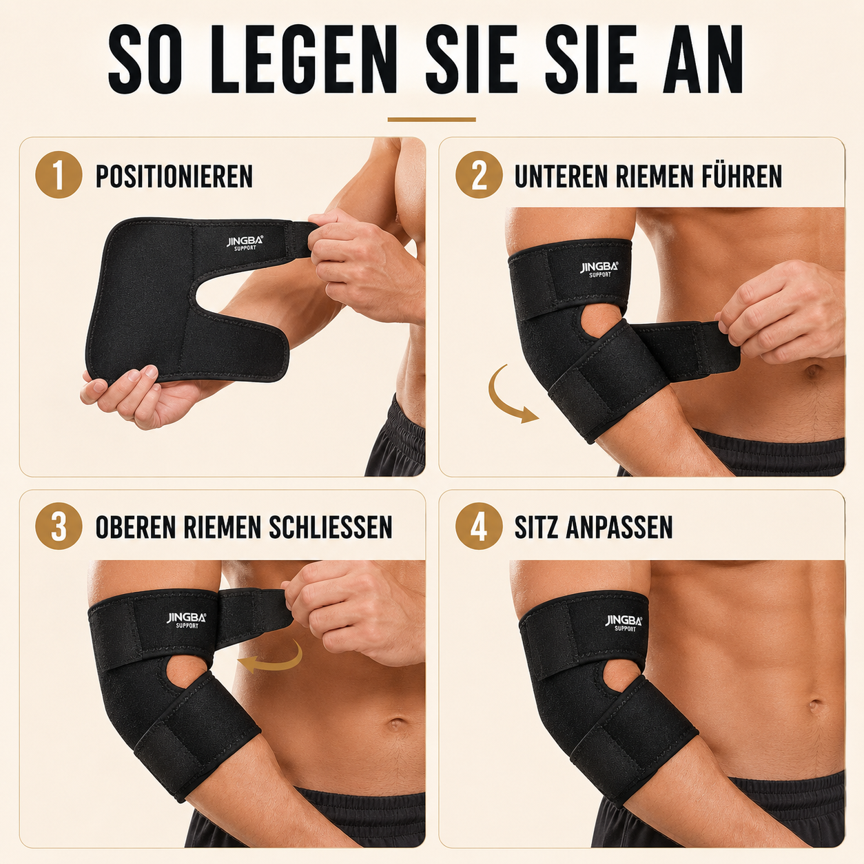 Nordspur | Elbriq Verstellbare Ellenbogen-Kompressionsbandage