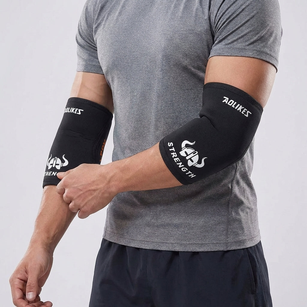 Kompressions-Ellenbogenbandage für Sport und Krafttraining