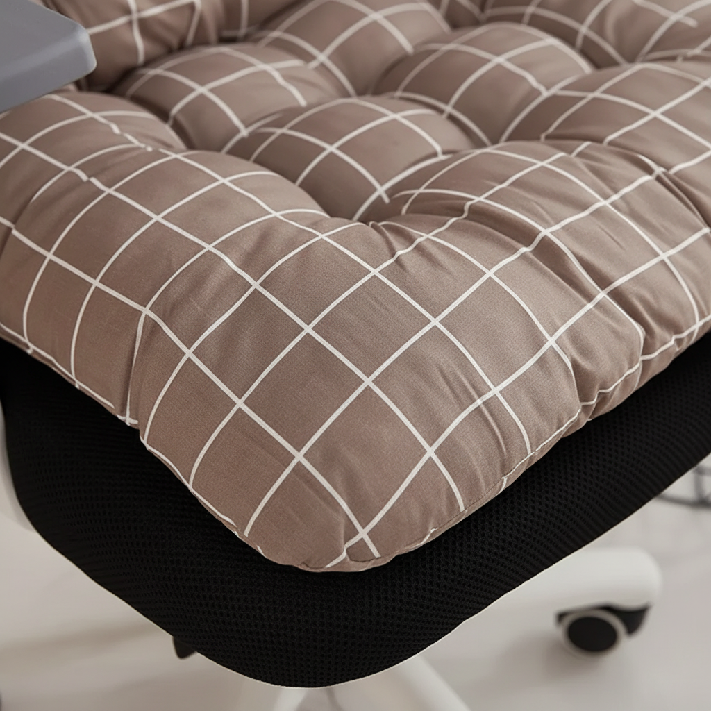 Ergonomisches Sitzkissen mit hoher Rückenlehne und Druckentlastung