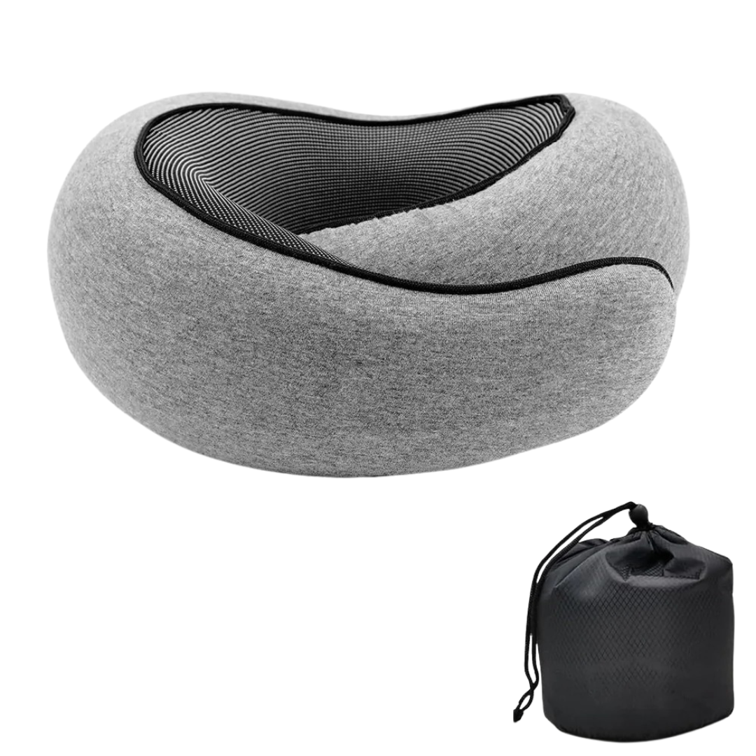 Ergonomisches U-förmiges Reisekissen Memory-Schaum Nackenstütze