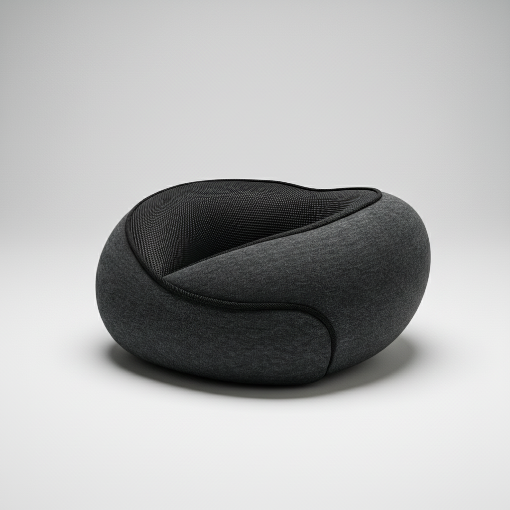 Ergonomisches U-förmiges Reisekissen Memory-Schaum Nackenstütze