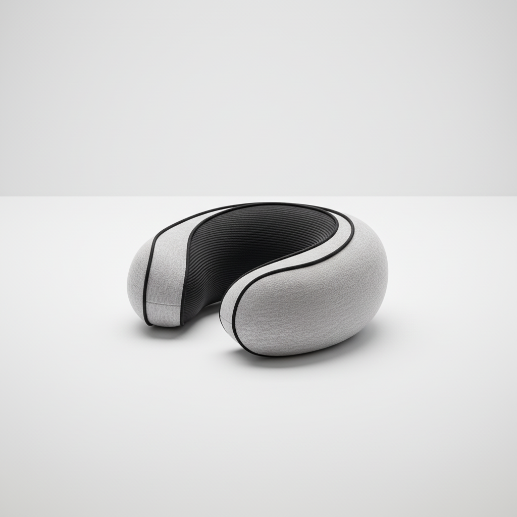 Ergonomisches U-förmiges Reisekissen Memory-Schaum Nackenstütze