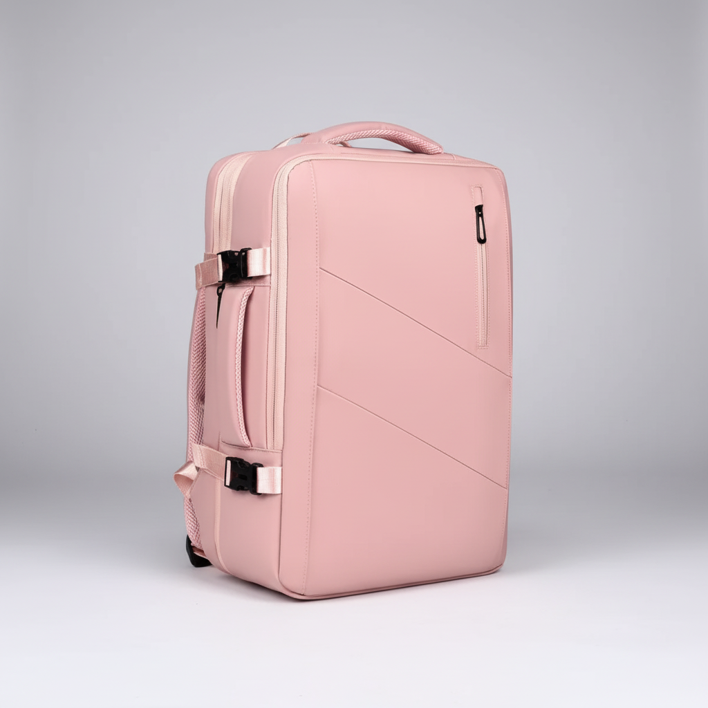 Erweiterbarer Laptop-Rucksack mit USB-Ladeanschluss und Organizer