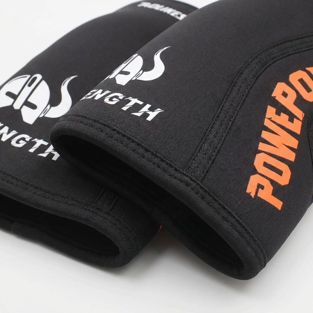 Kompressions-Kniebandagen 7mm für Kraftsport Gewichtheben
