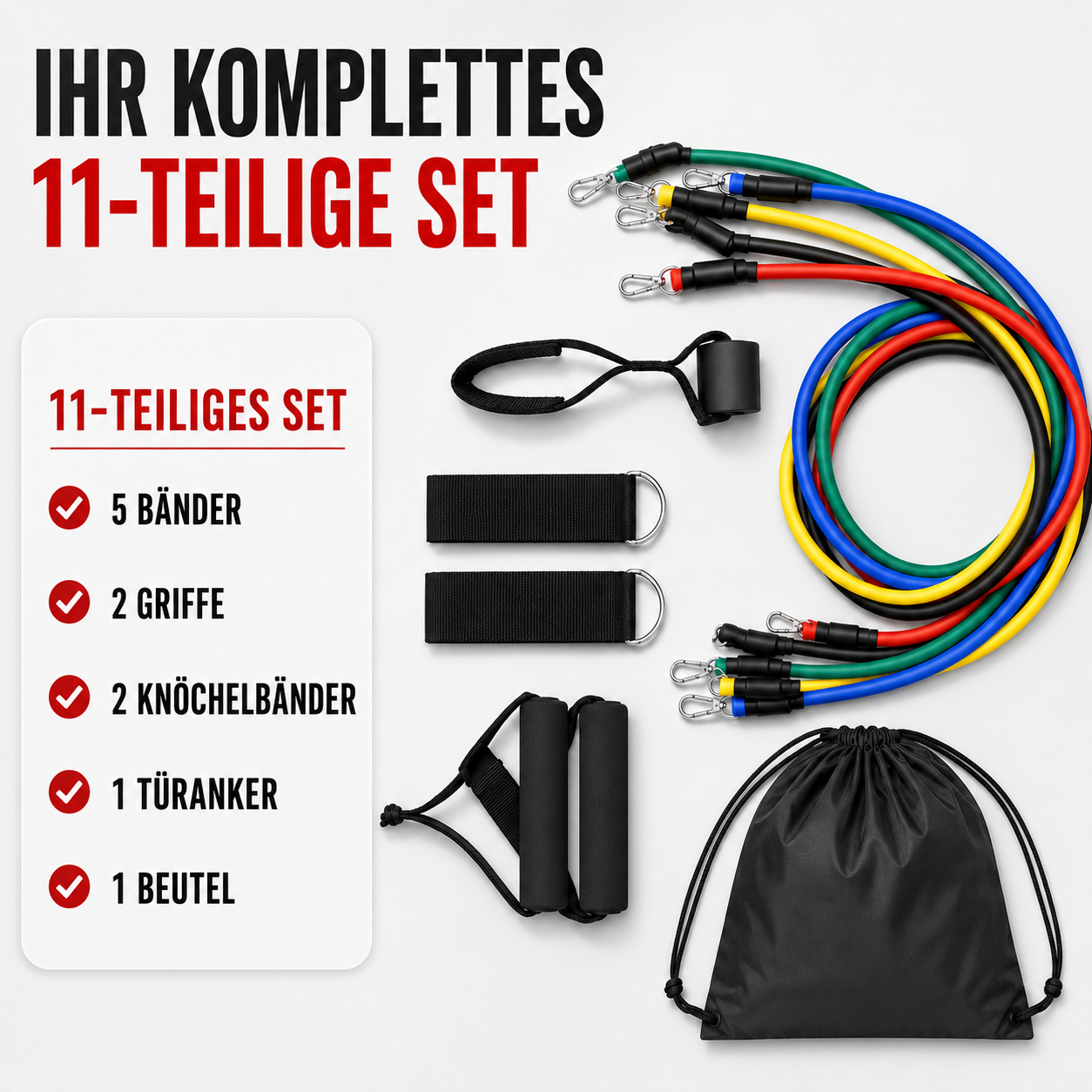 Nordspur | Flexari Tubulares Widerstandsband-Set