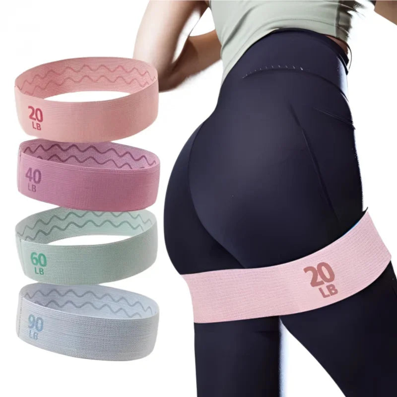 Breitflächiges Fitness-Widerstandsband mit rutschfester Webkonstruktion