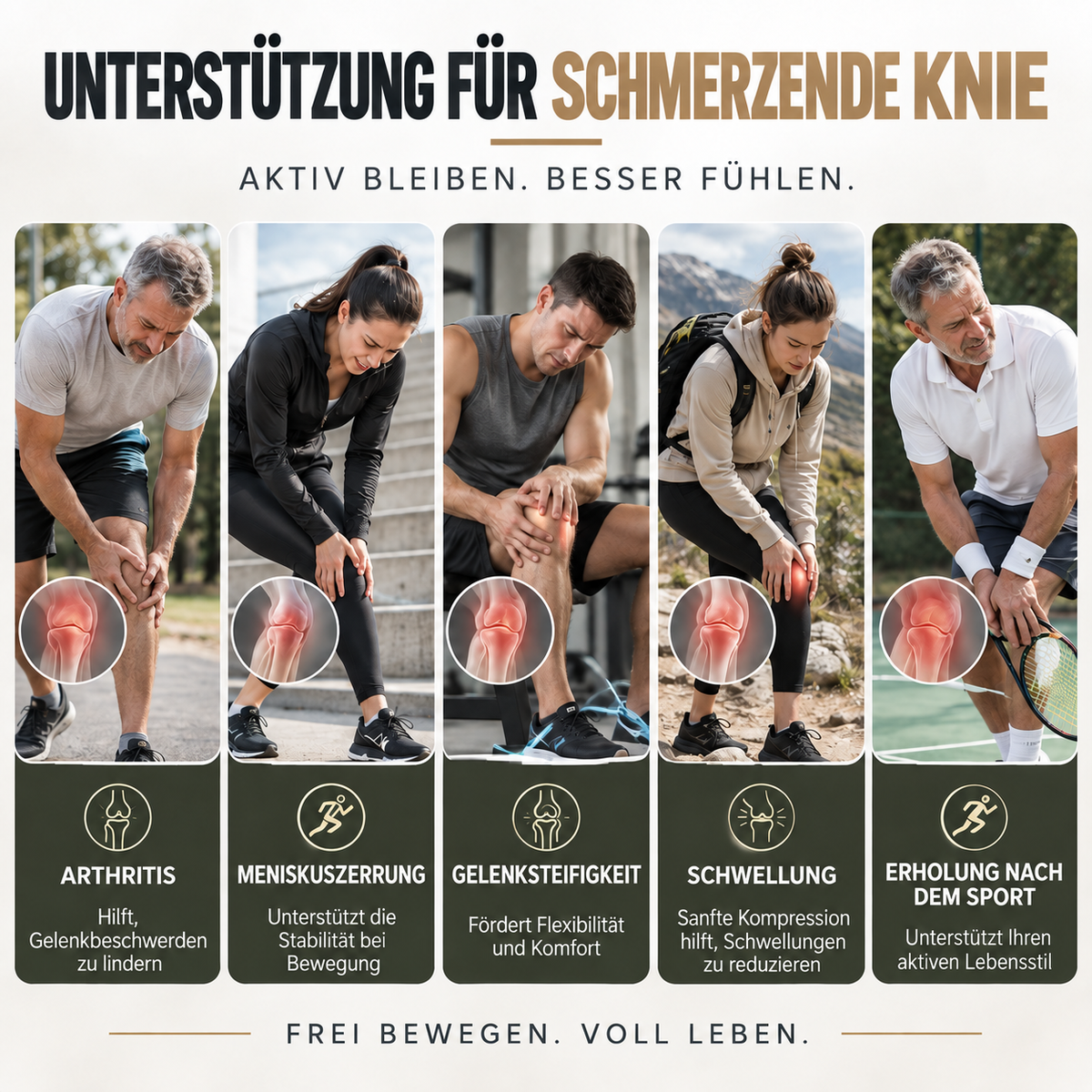 Nordspur | Flexoraid Kompressions-Kniebandage