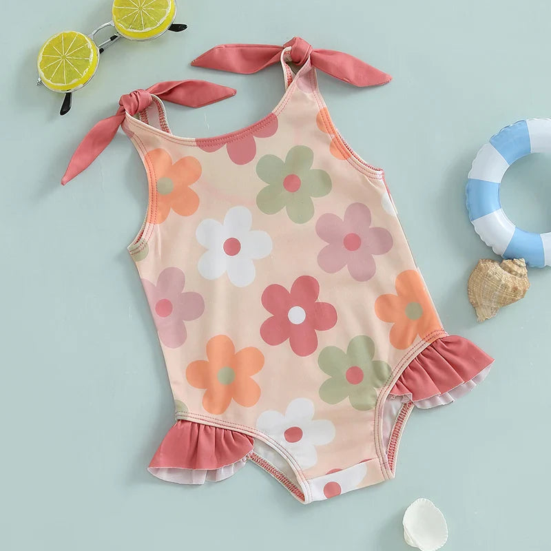 Nordspur | Florabelle Sleeveless Tie Shoulder Swimsuit