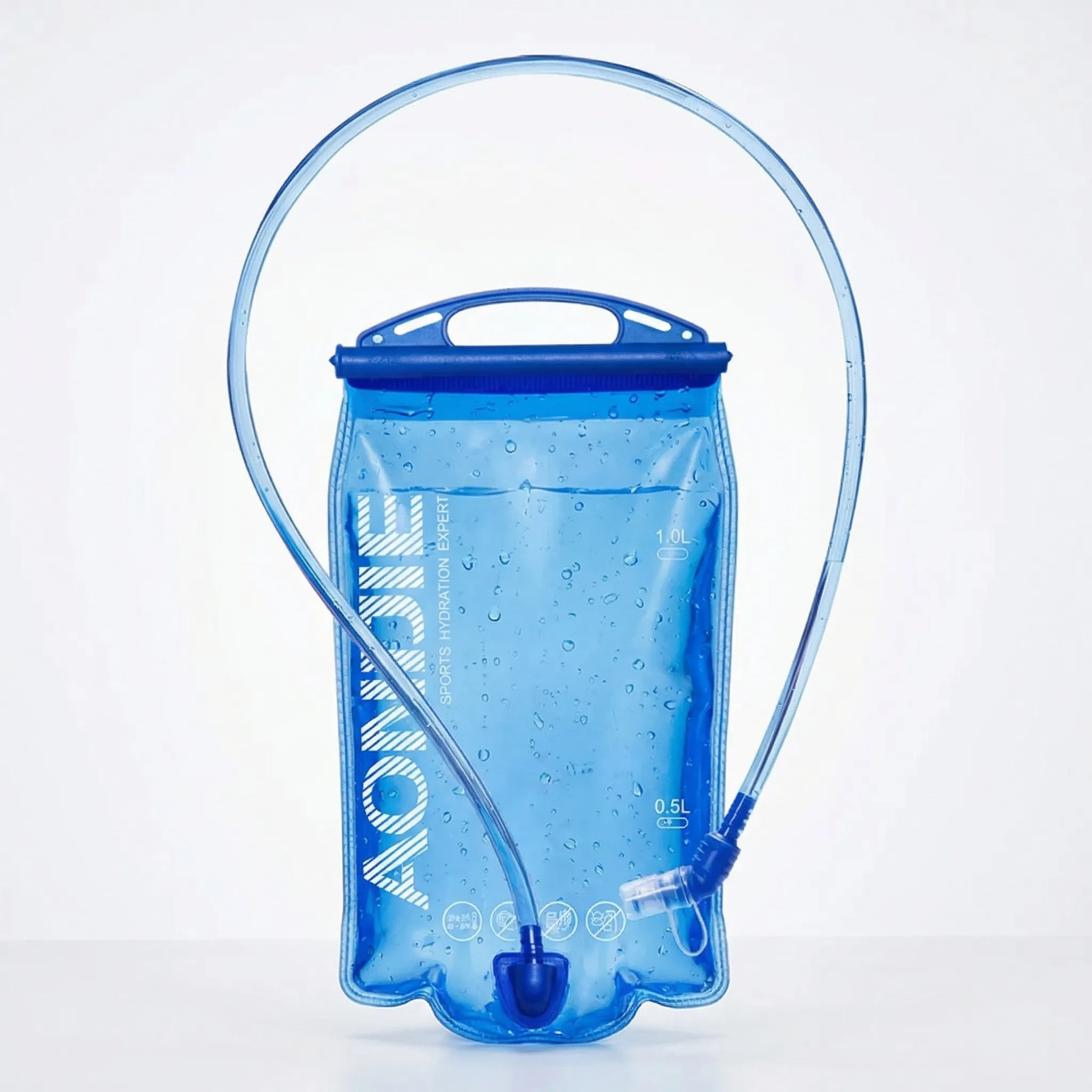 Flexibler Hydrationsbehälter BPA-frei mit Beißventil Trinkrohr