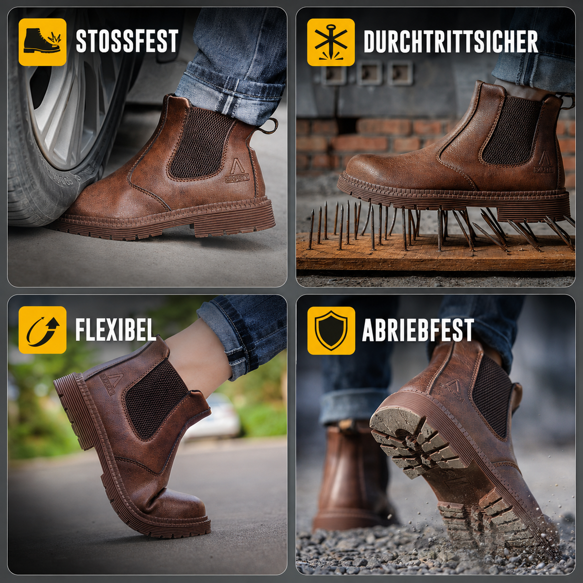 Nordspur | Forgeguard Knöchelhohe Sicherheitsstiefel