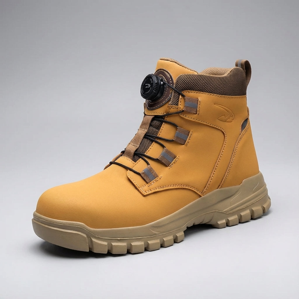 Knöchelhohe Sicherheitsstiefel wasserdicht rutschfest Zehenschutz