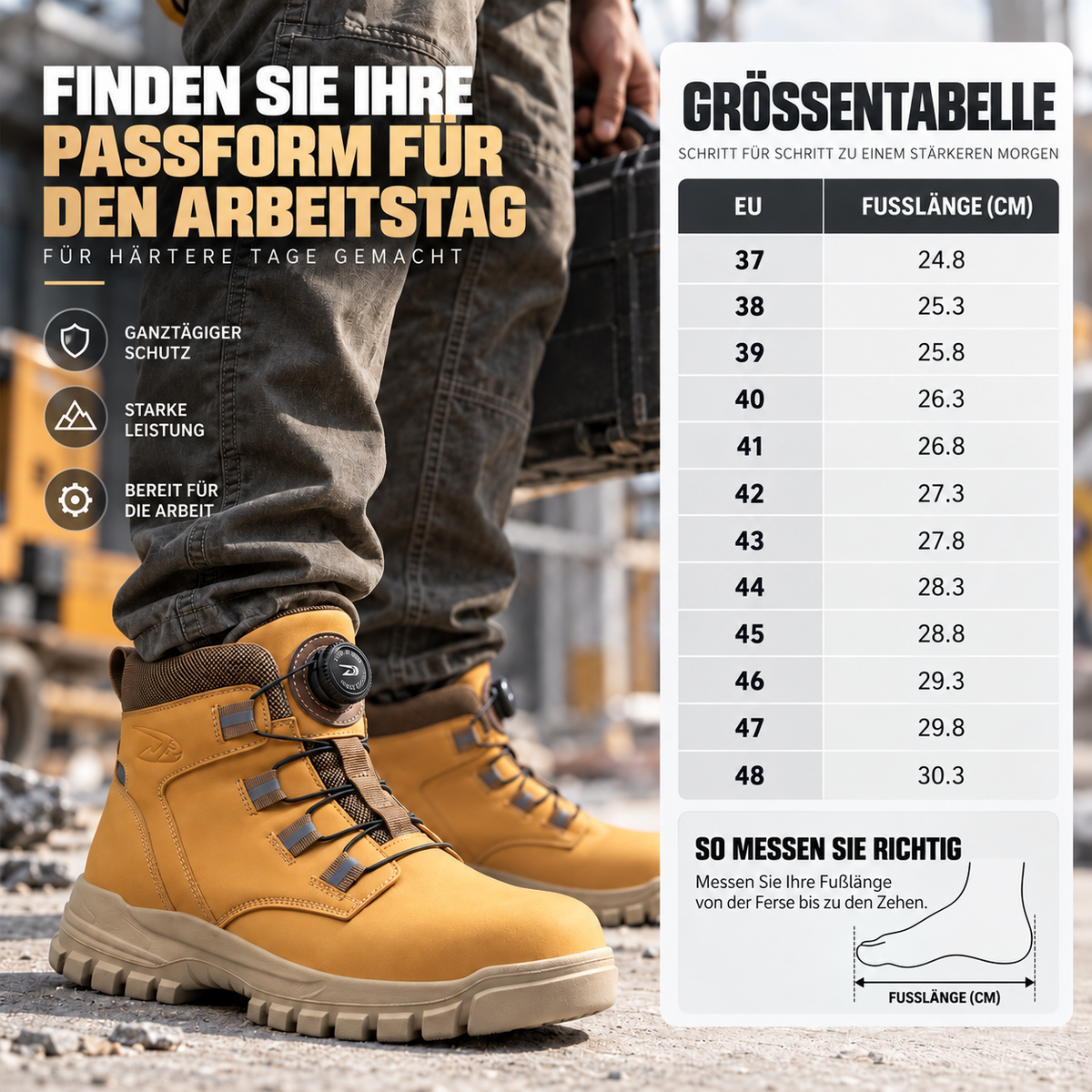 Nordspur | FortiStride Knöchelhohe Sicherheitsstiefel