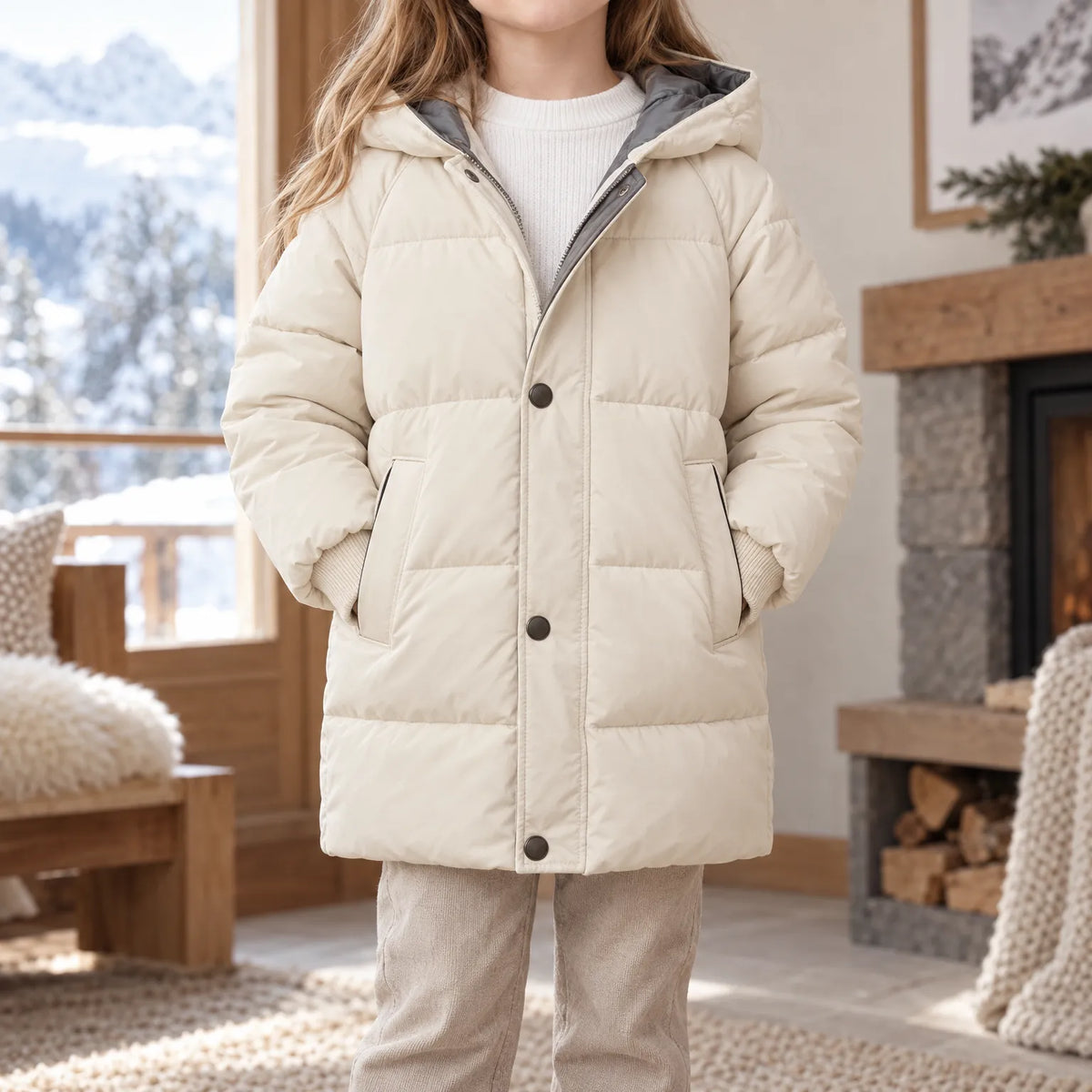 Nordspur | Fritziq Dick Gefütterte Winterjacke Für Kinder