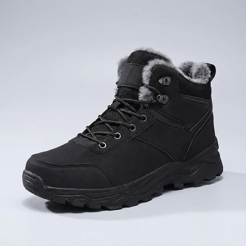 Knöchelhohe Winterstiefel mit rutschfester Sohle und wärmender Polsterung