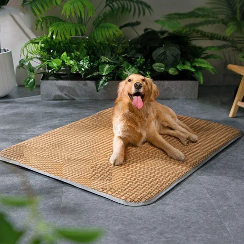 Kühlmatte für Haustiere, gewebt, atmungsaktiv, für Hunde und Katzen