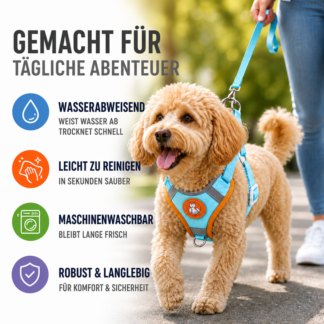 Nordspur | Furloop Verstellbares Westengeschirr für Hunde