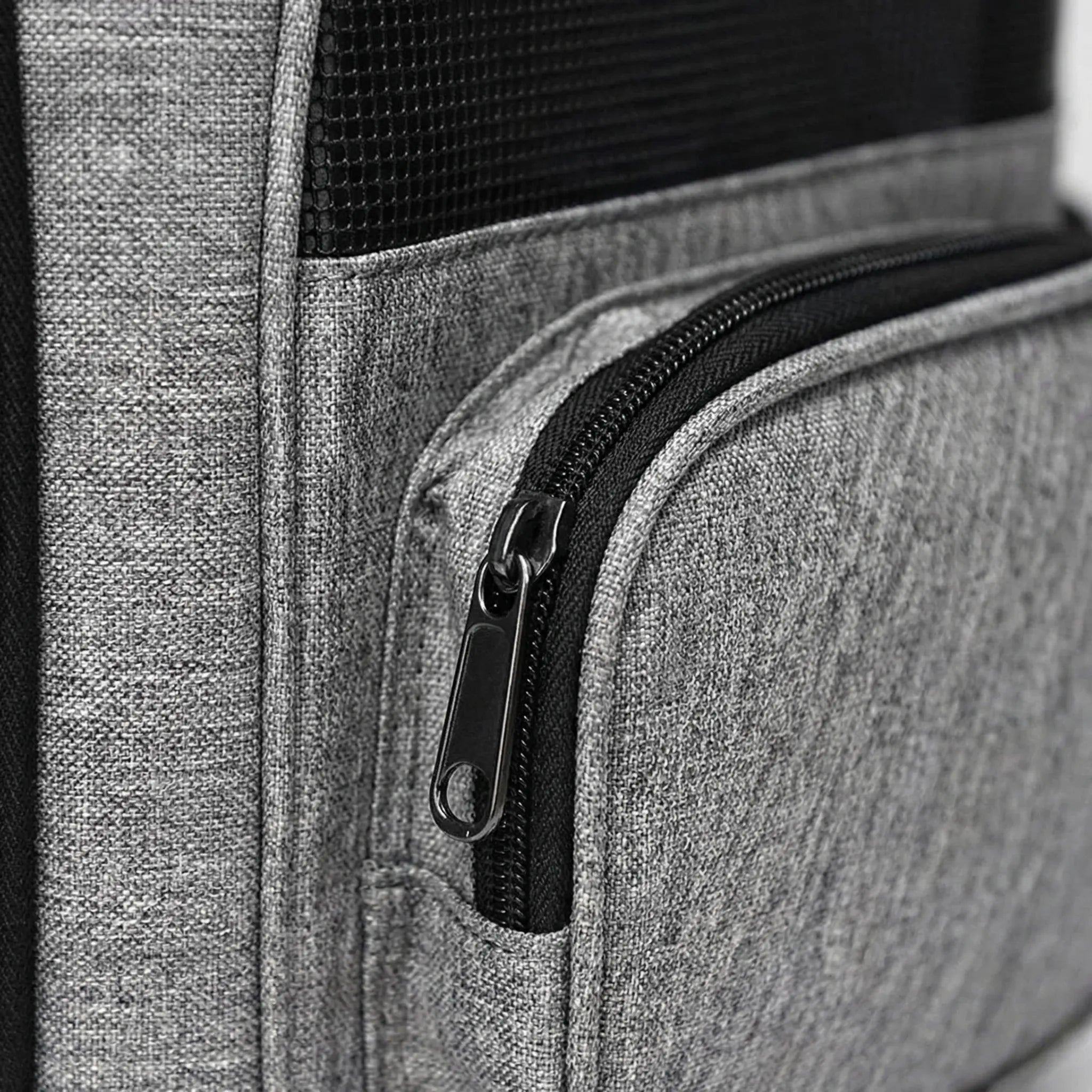 Erweiterbare Rucksack-Transporttasche für Katzen und kleine Hunde mit Netzpanels