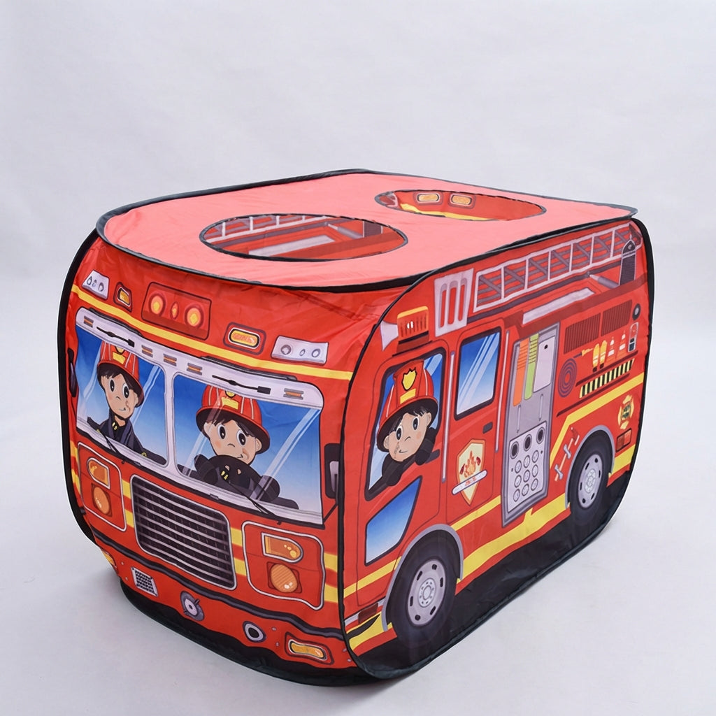 Faltbares Spielzelt Feuerwehr für Kinder mit Pop-Up Funktion