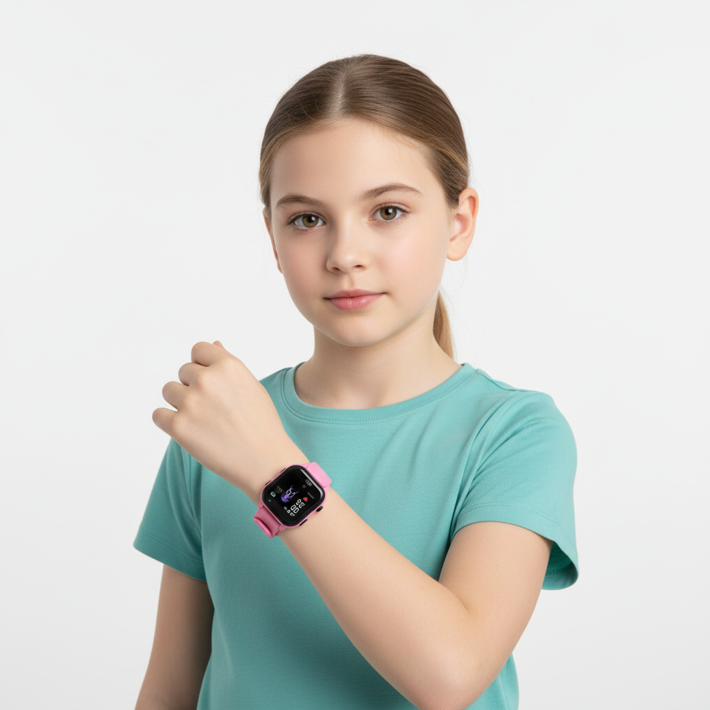 Kinder Smartwatch mit GPS-Ortung, Videoanruf und Kamera
