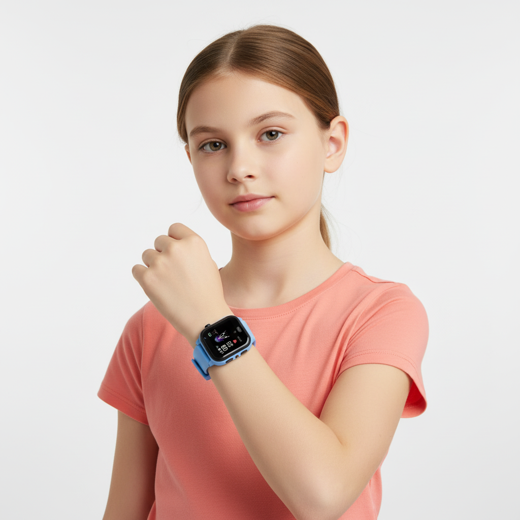 Kinder Smartwatch mit GPS-Ortung, Videoanruf und Kamera