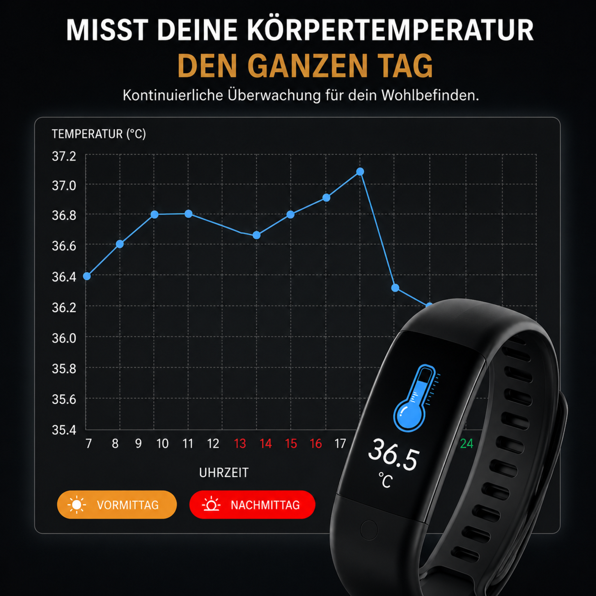 Nordspur | Gesundheits-Smartwatch