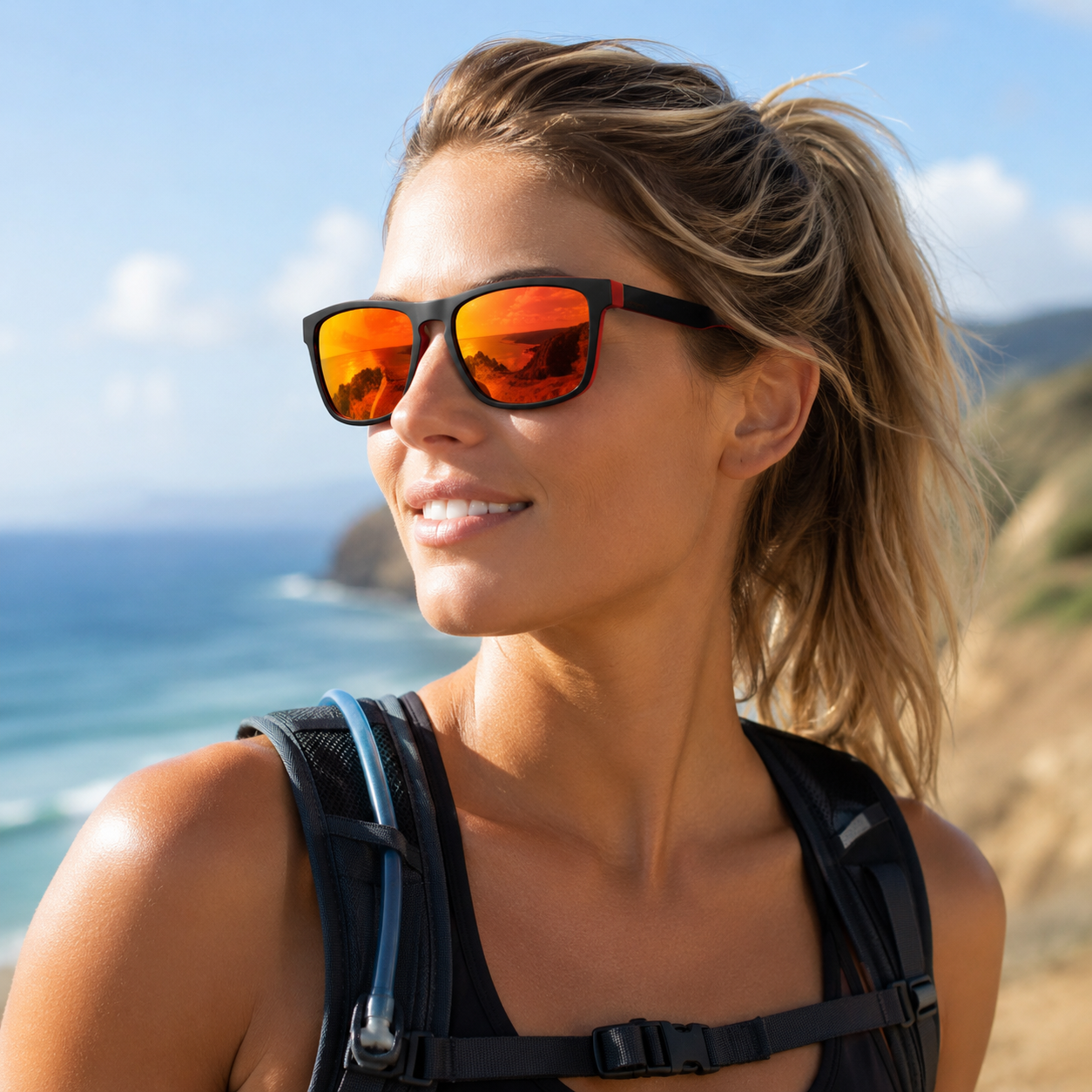 Nordspur | Glarex Polarisierte Wraparound-Outdoor-Sonnenbrille