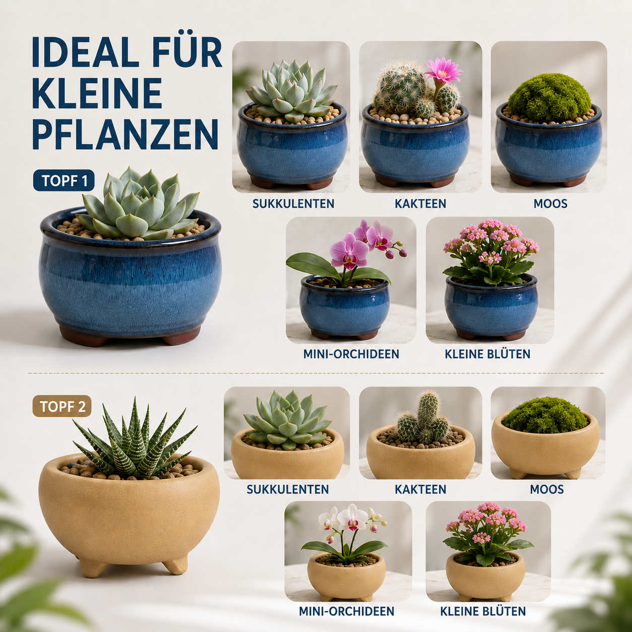 Nordspur | Glazwyn Runder glasierter Blumenkübel