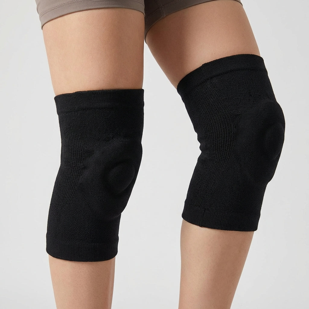 Knieschoner Sport Schutz mit Dämpfung und Kompression