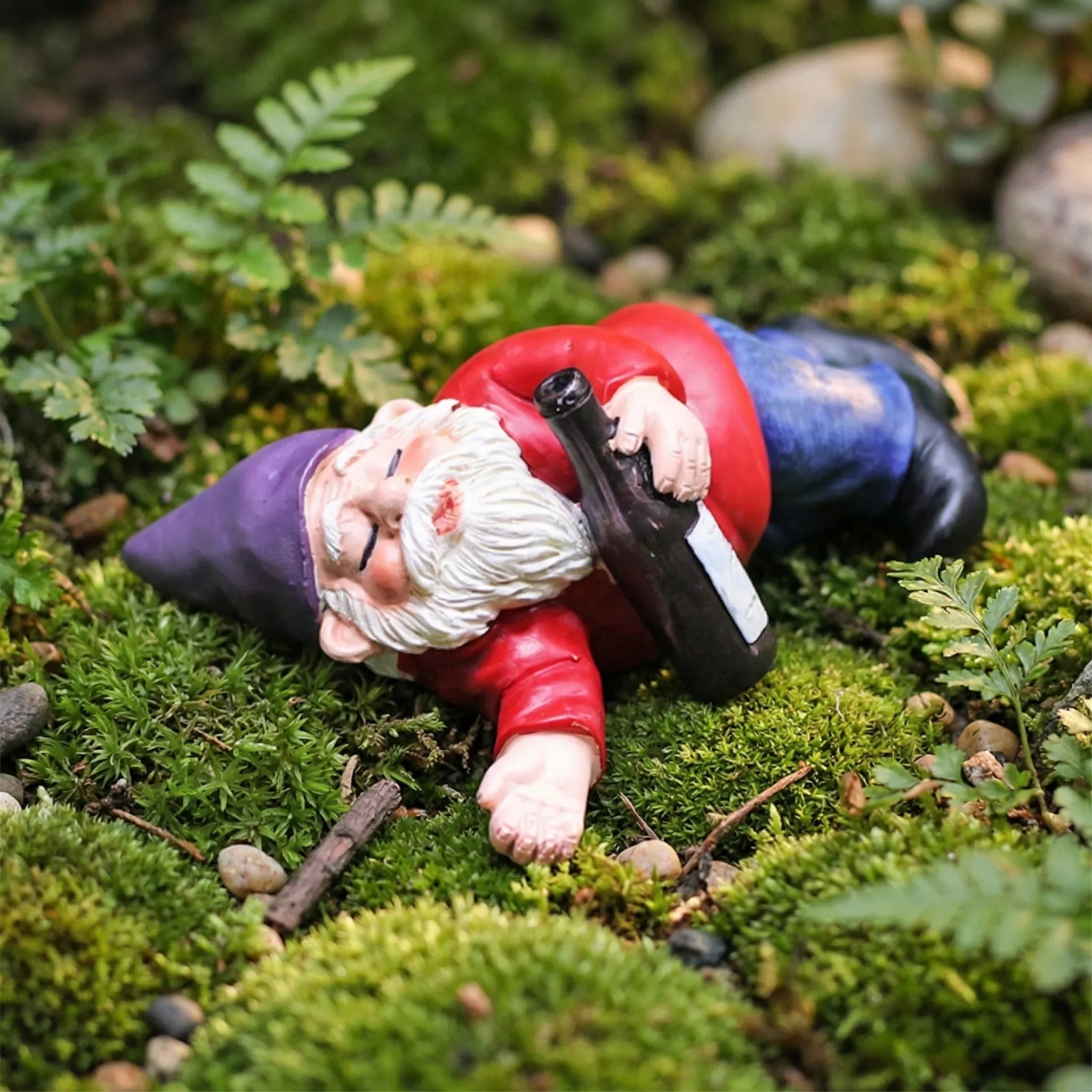 Humorvolle Miniatur-Gnom-Figuren Set für Garten und Fee-Gärten
