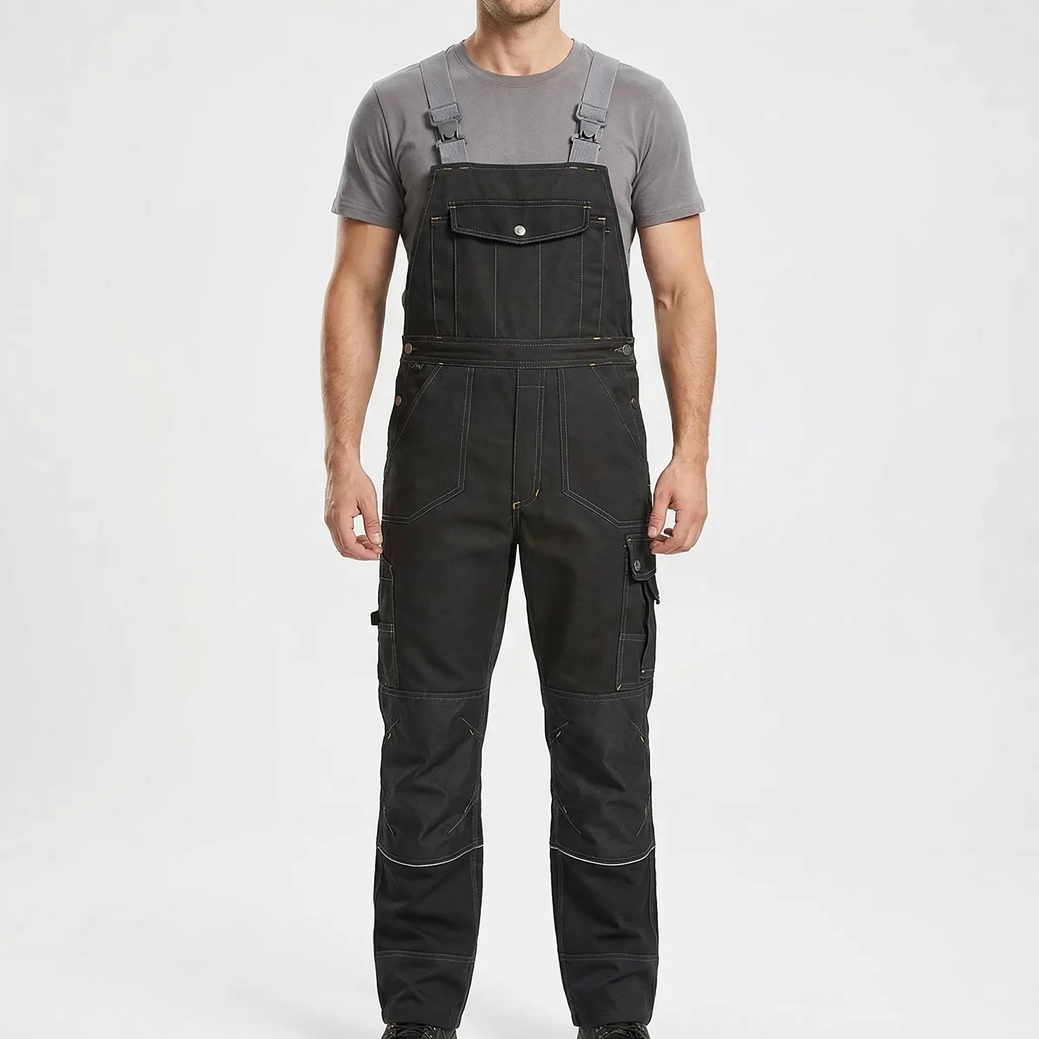 Arbeitslatzhose mit Cargo-Taschen und verstärkten Nähten für Handwerker