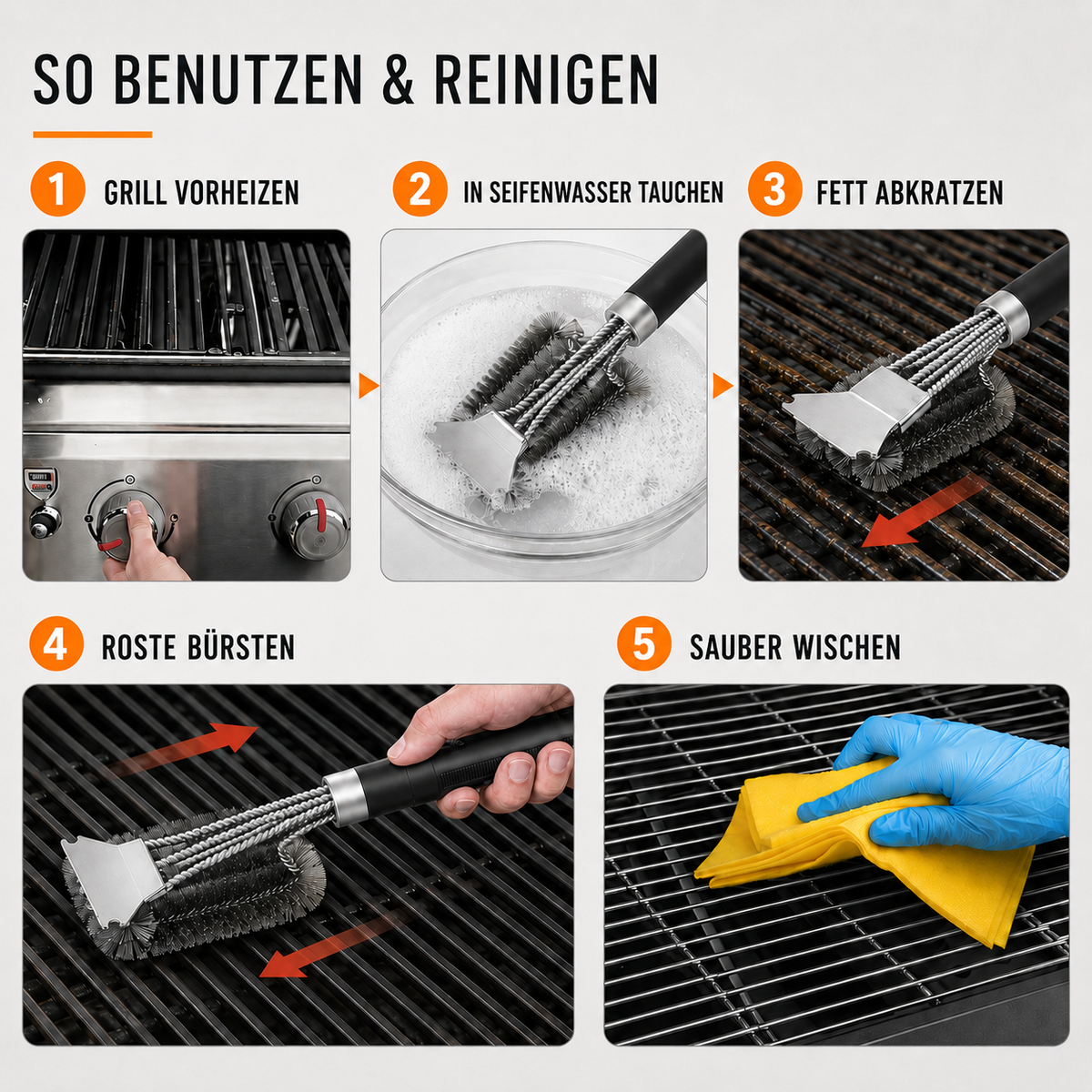 Nordspur | Grilloq Outdoor-Grillbürste