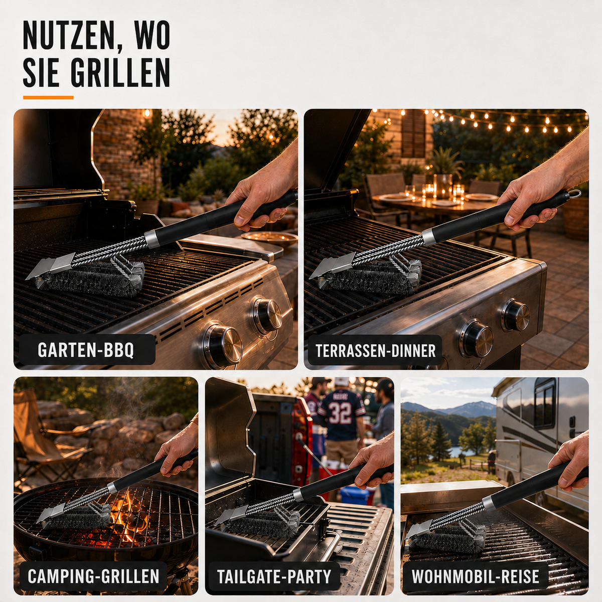 Nordspur | Grilloq Outdoor-Grillbürste