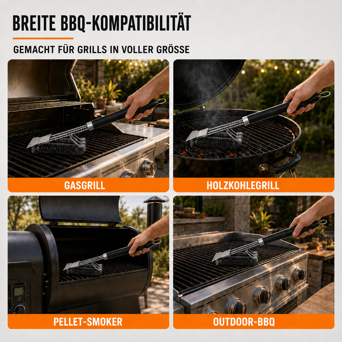 Nordspur | Grilloq Outdoor-Grillbürste