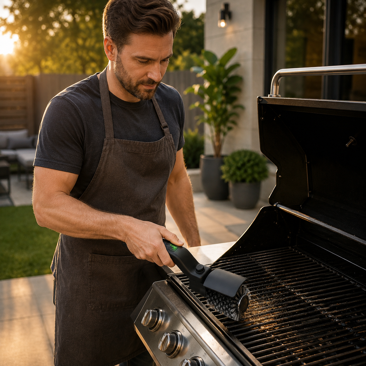 Nordspur | Grillora Kabellosen Elektro-Grillbürste