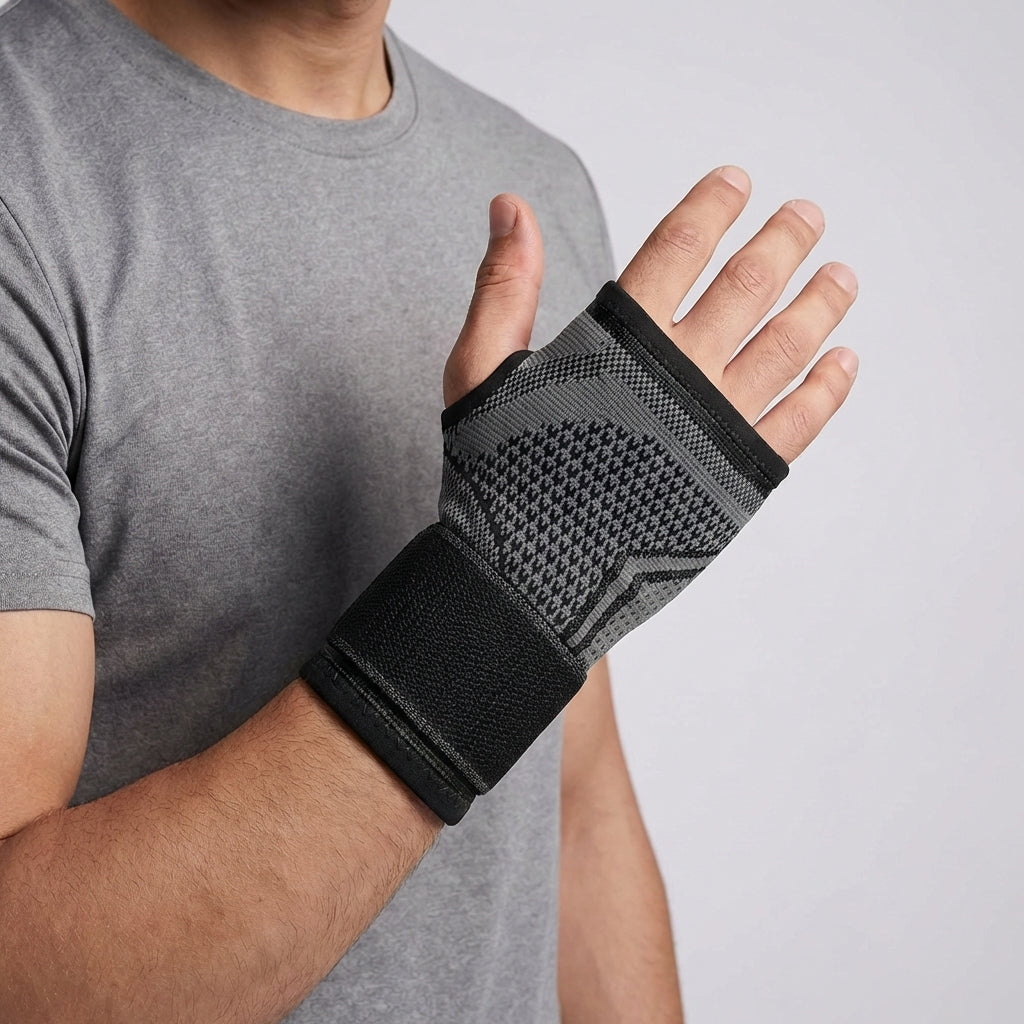 Verstellbare Handgelenkbandage mit Kompression für Stabilisierung und Halt